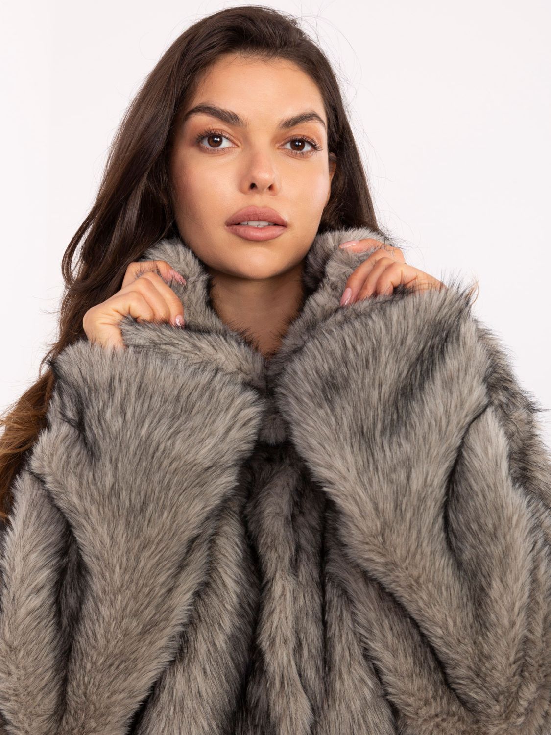 Elegante Winterjacke mit langen Ärmeln