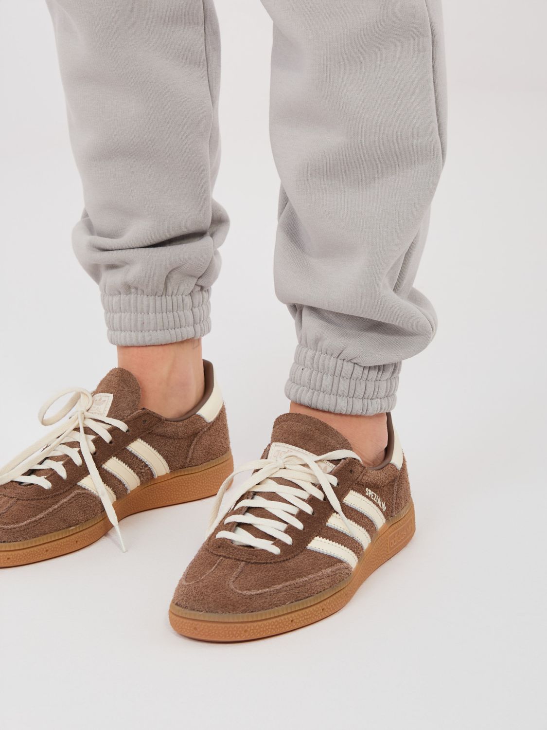 Damen Jogginghose mit Kordelzug, grau