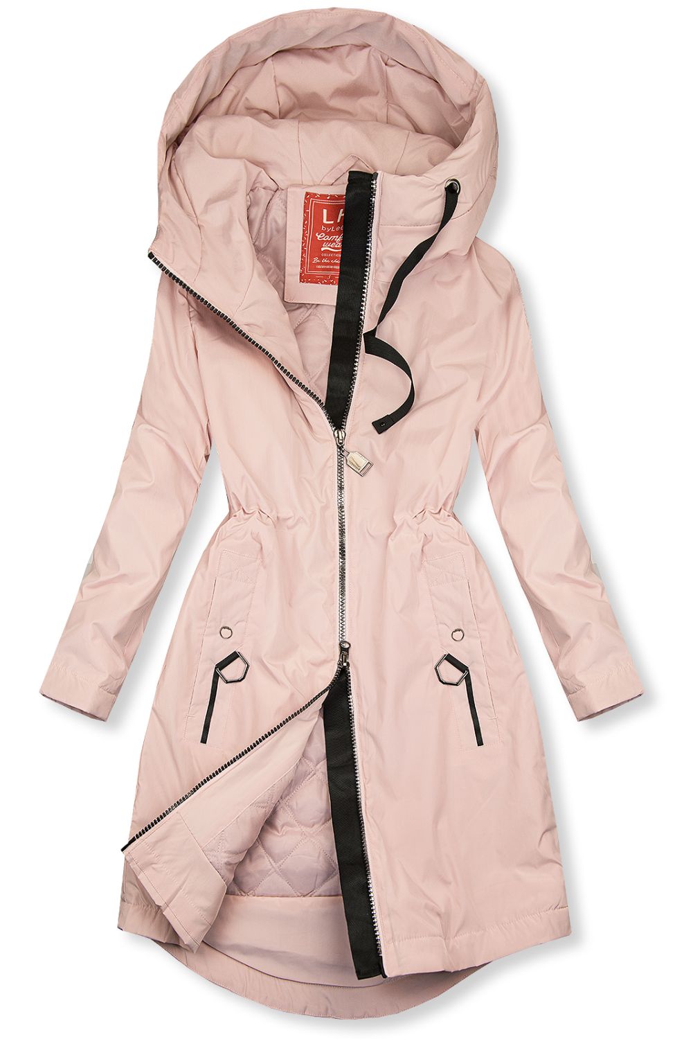 Übergangs-Kapuzenjacke Rosa