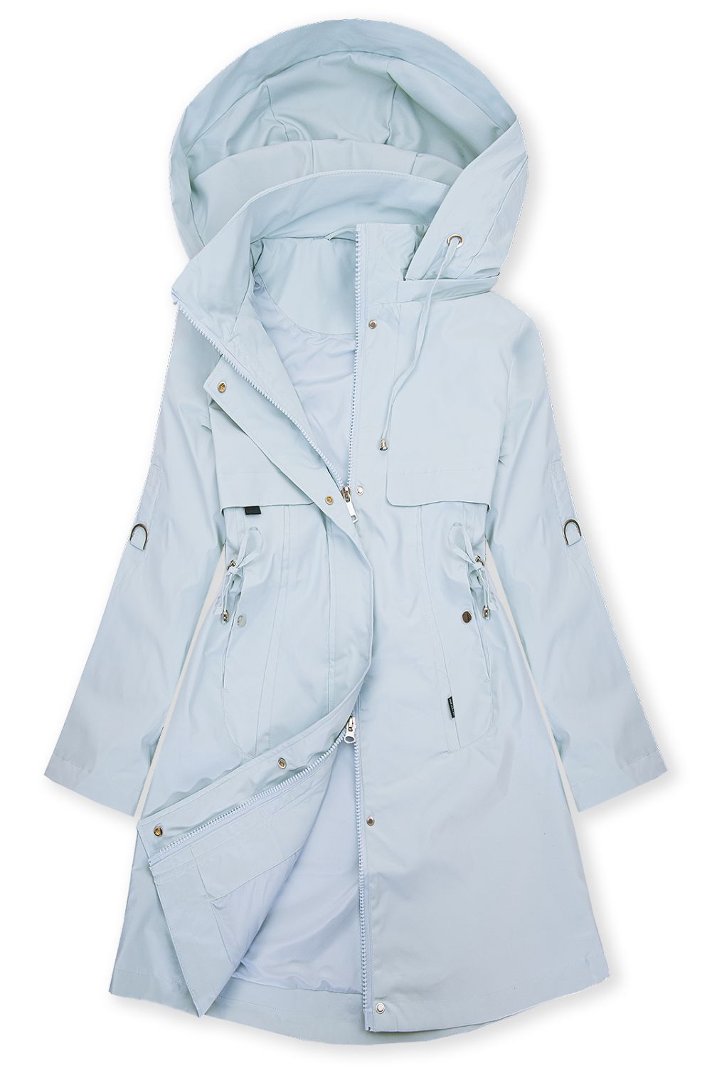 Hellblauer Parka für Frühling/Herbst