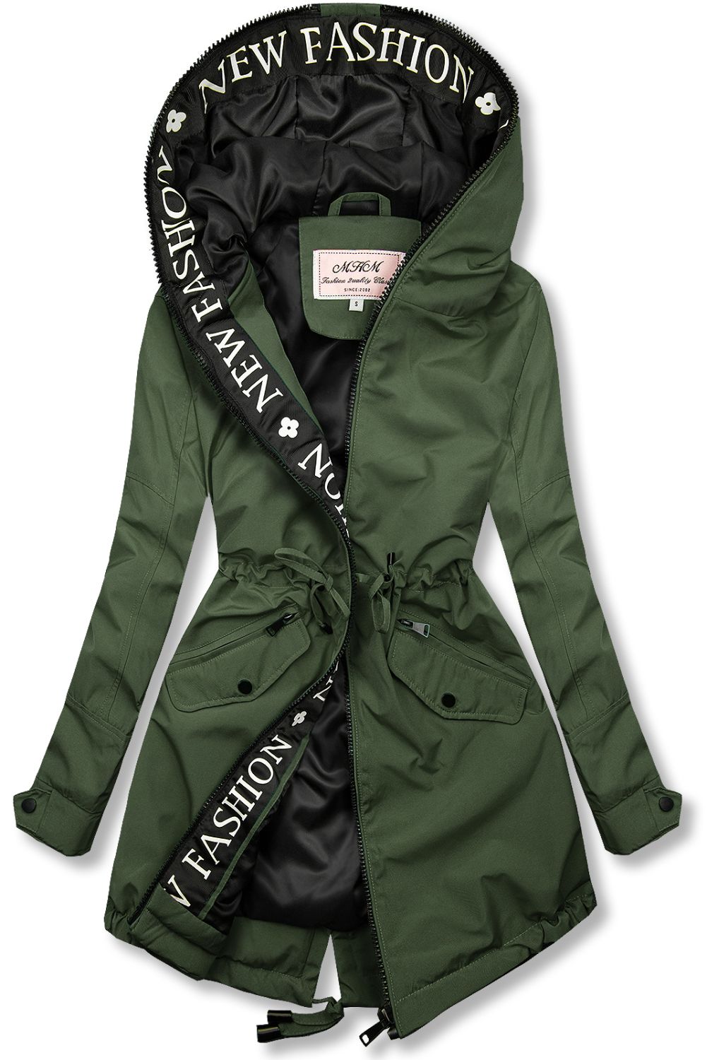 Parkajacke FASHION Olivgrün