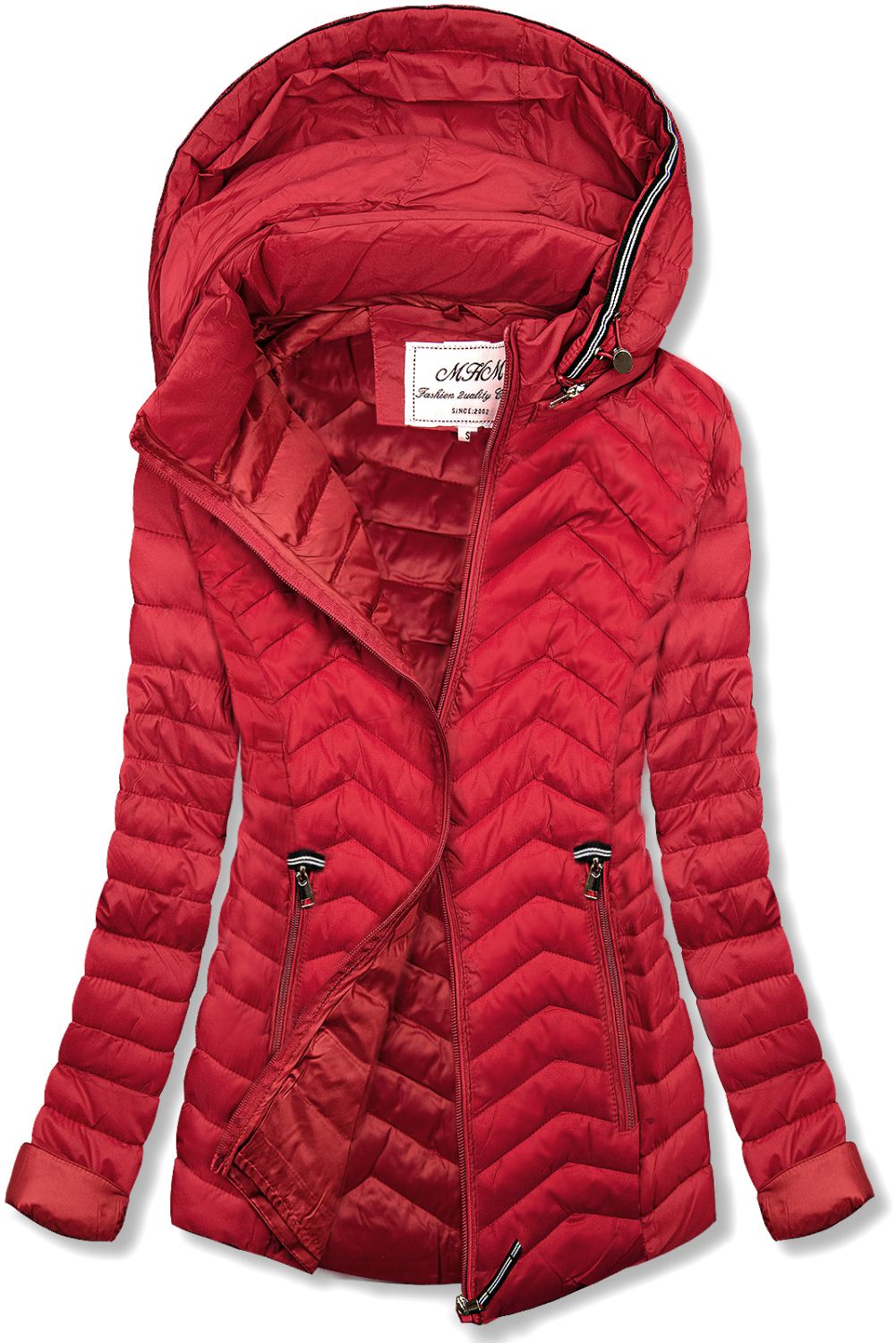 Leichte Übergangsjacke Weinrot