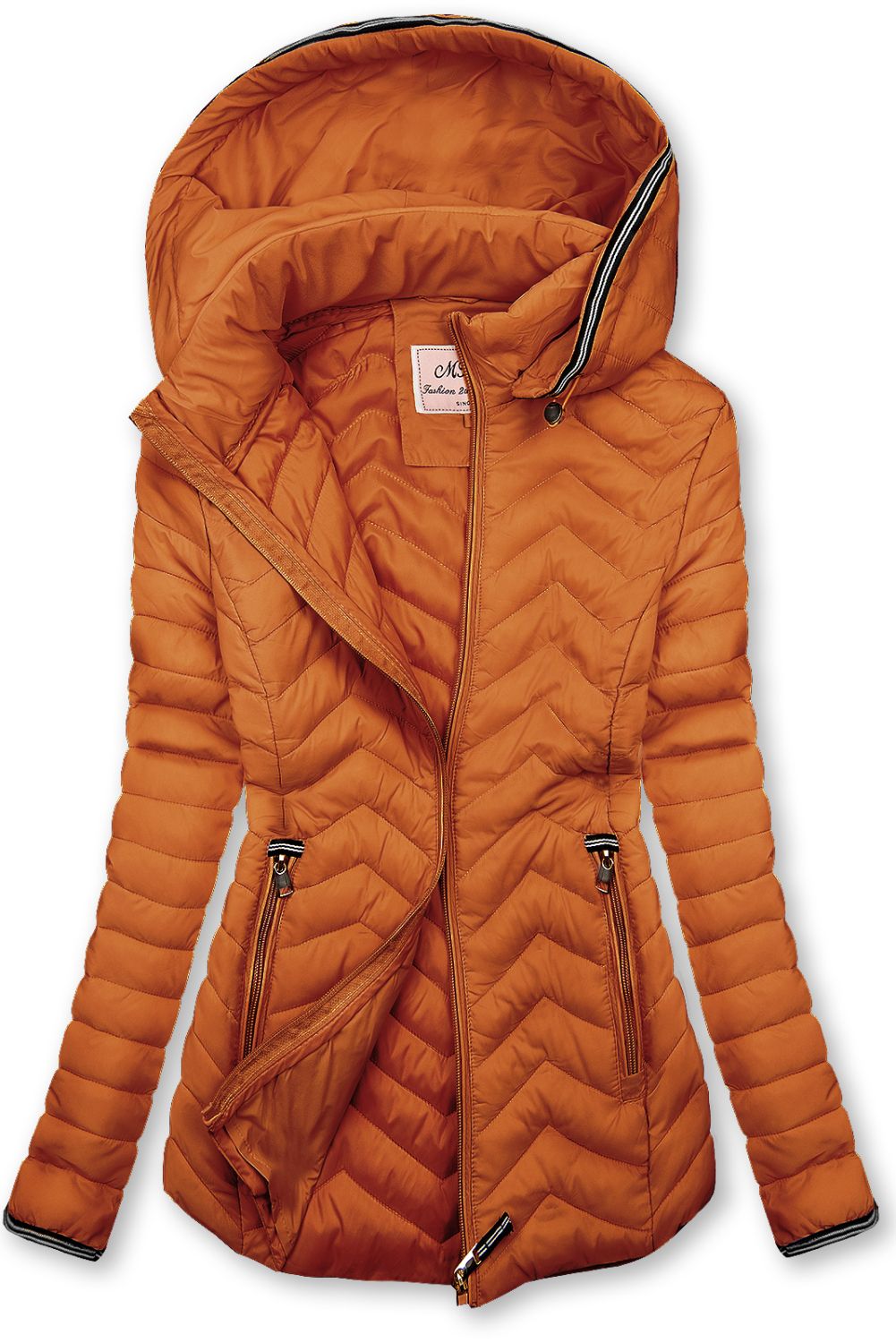 Leichte Übergangsjacke Zimtbraun