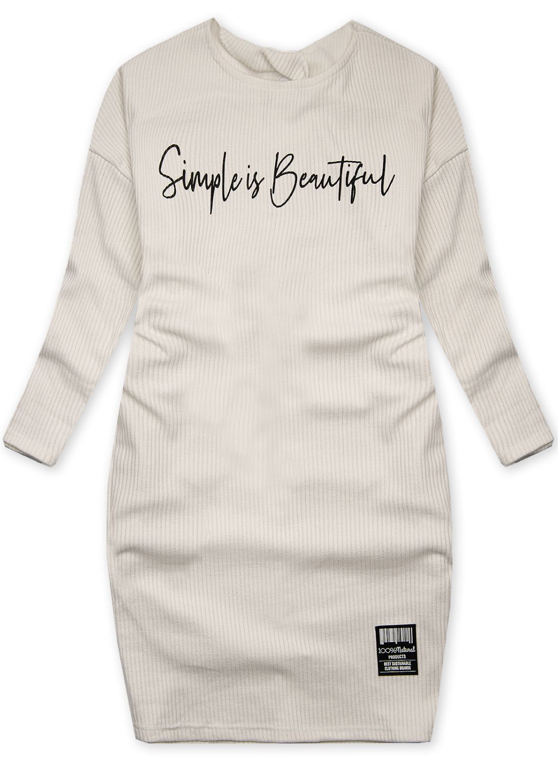 Kleid PLUS-SIZE Ecru