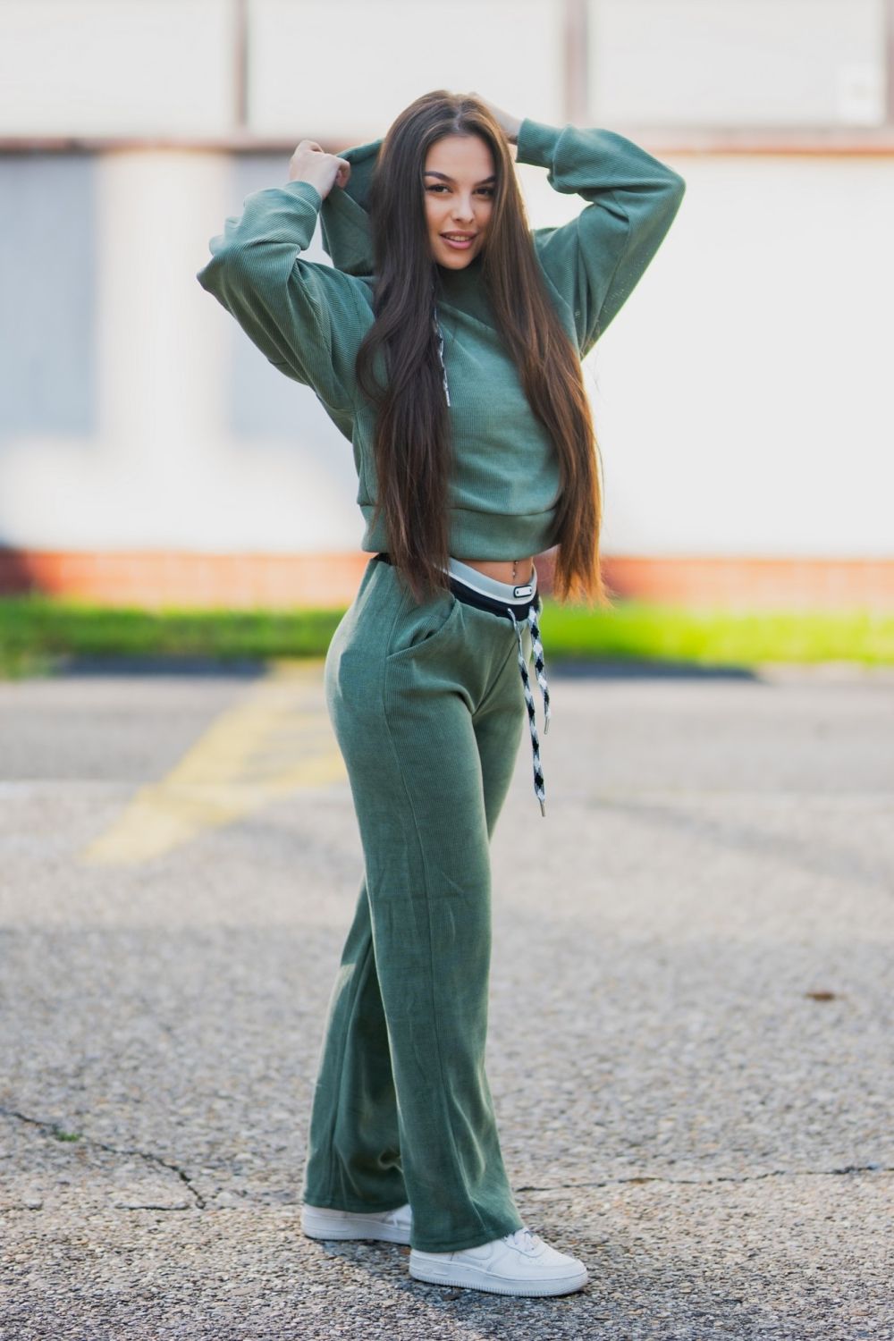 Freizeitanzug Regular-Fit Violett