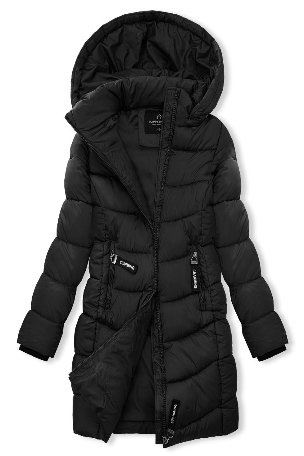 Wintergesteppte Jacke ICE Schwarz