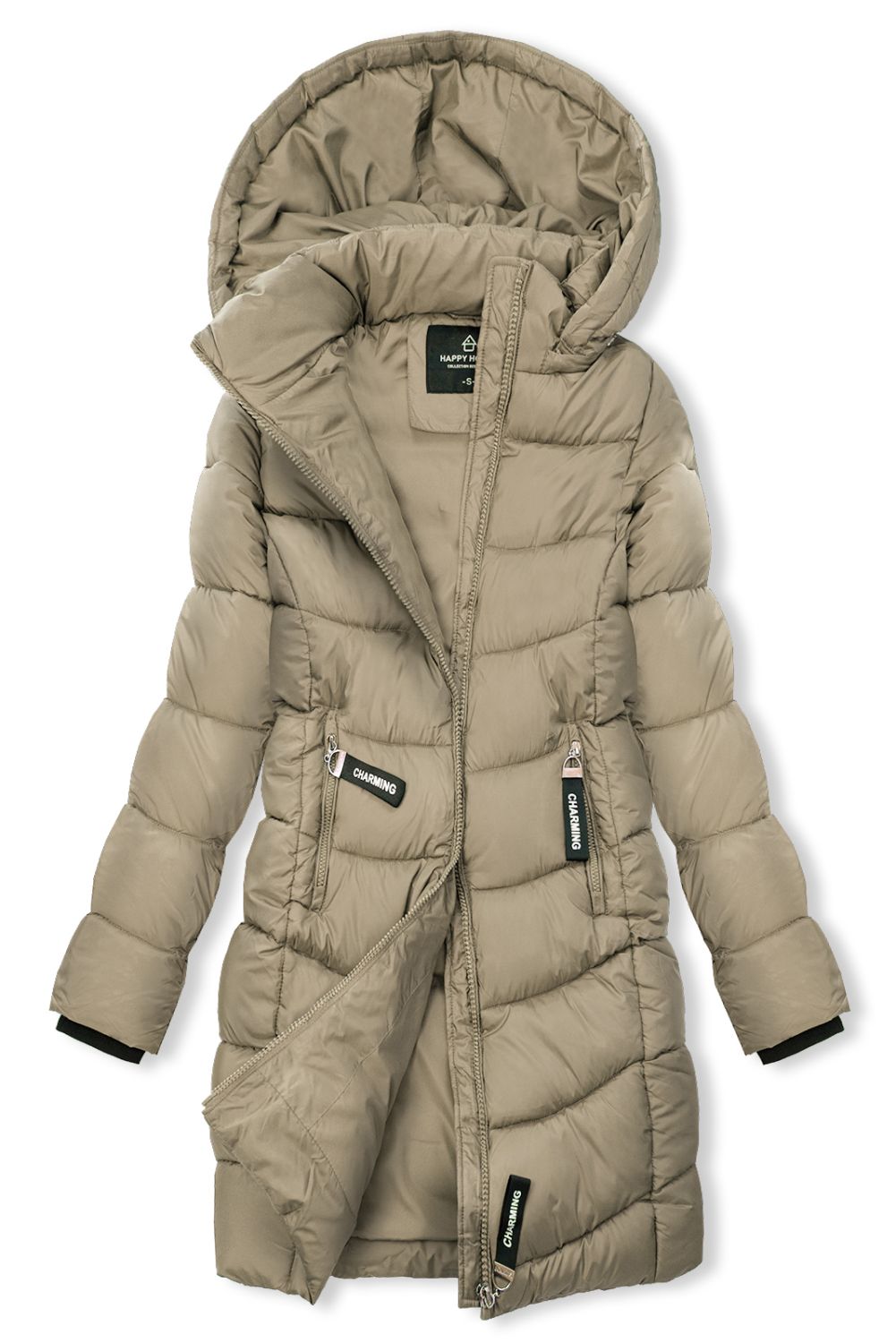 Wintergesteppte Jacke ICE Beige