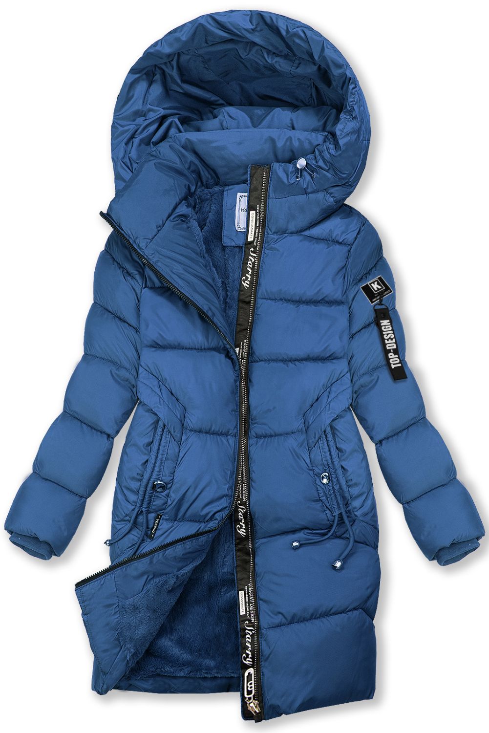 Mädchen Winterjacke DESIGN Blau