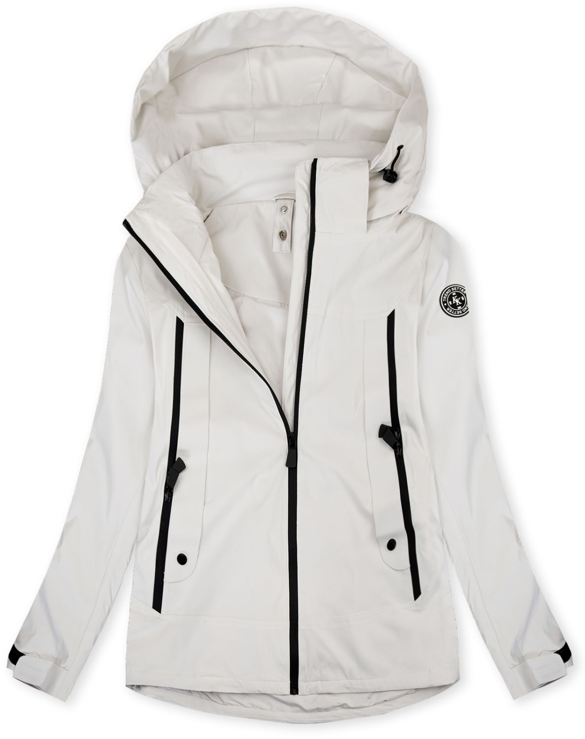 Multifunktions-Damenjacke 3-in-1 Ecru
