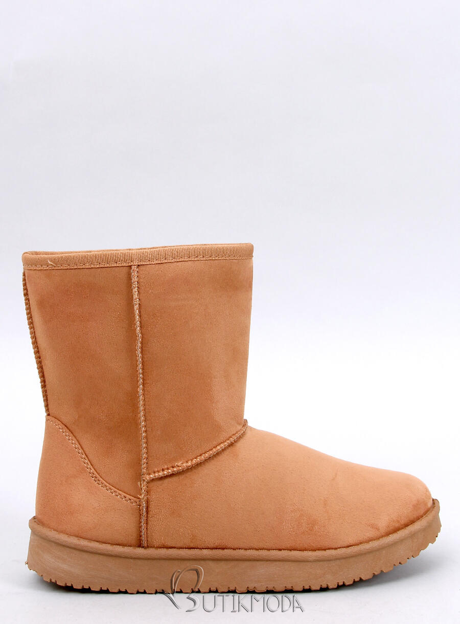 Schneestiefel aus Wildleder BECCA Camel