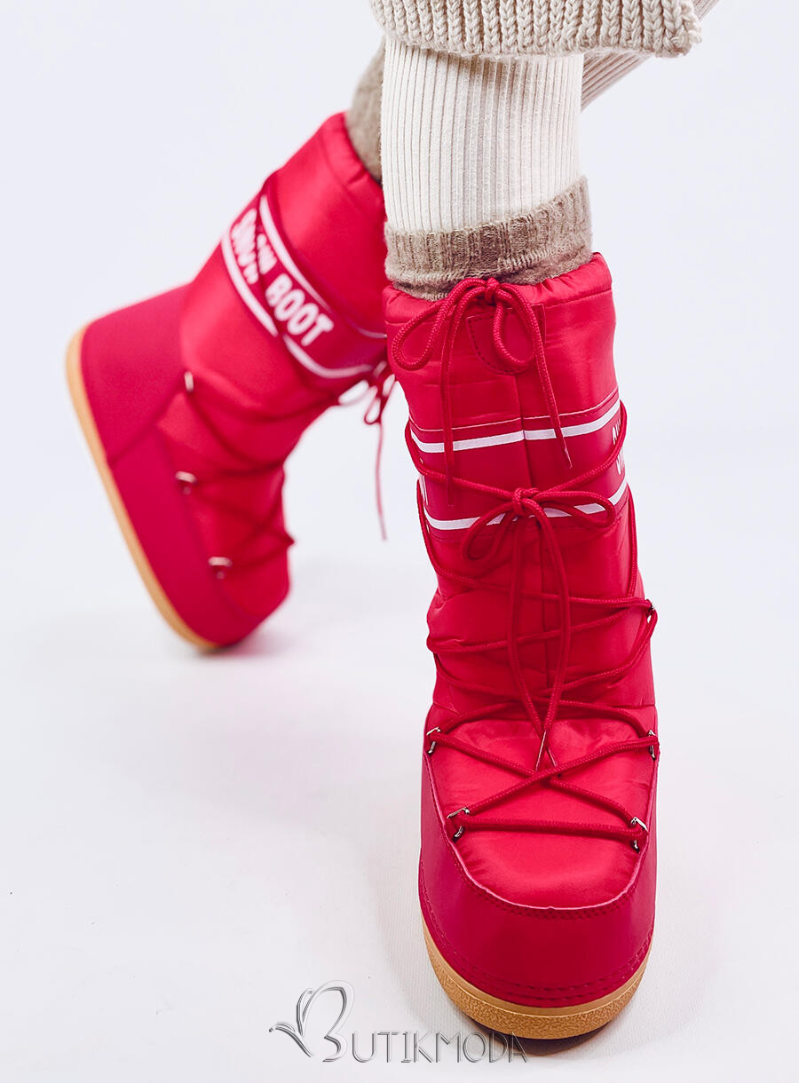 Winterstiefeletten SNOW BOOTS HIGH Red