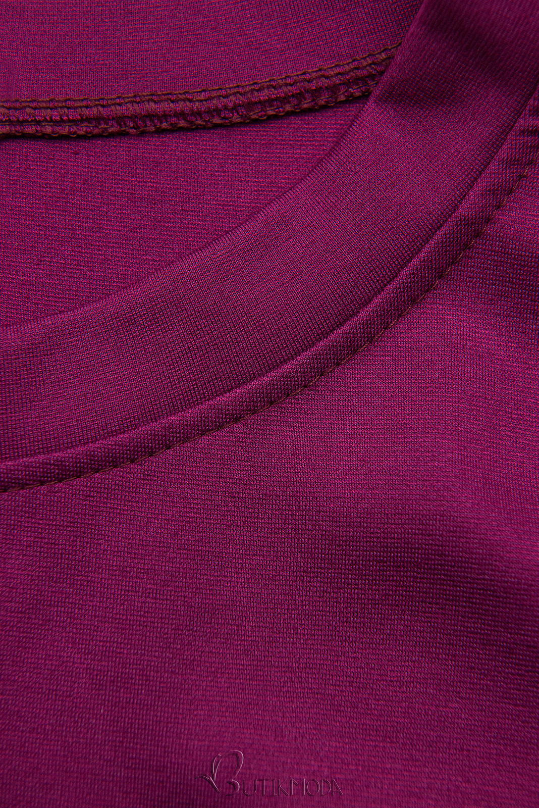 Sweatshirtkleid mit Spitze Violett
