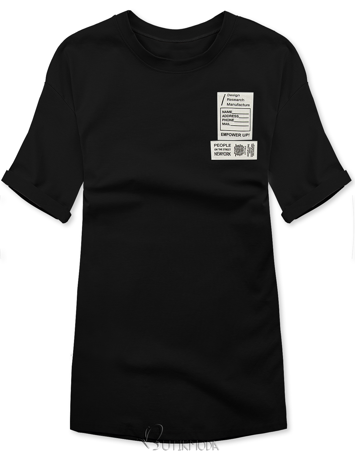 Tunikashirt Schwarz