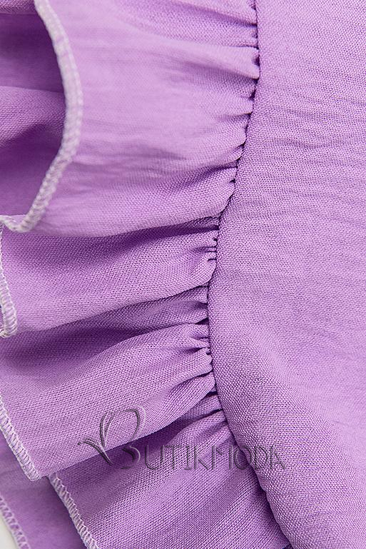 Kleid aus weicher Viskose violet