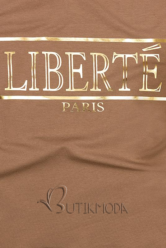 Shirt Liberté Paris braun