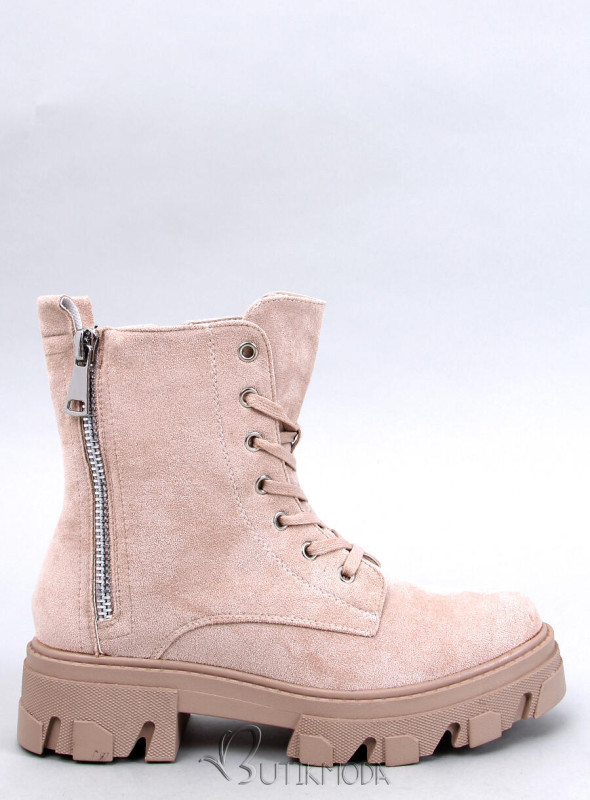 Schnürschuhe DALLAS Light Beige