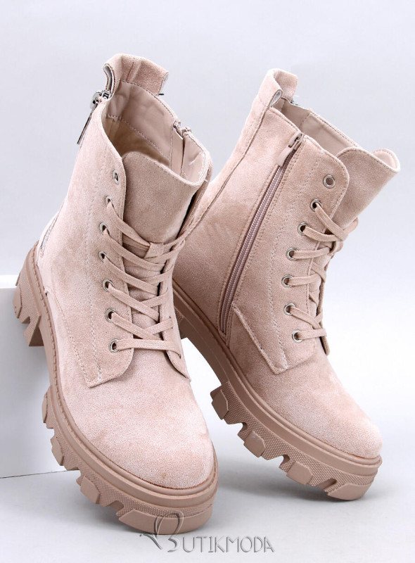 Schnürschuhe DALLAS Light Beige