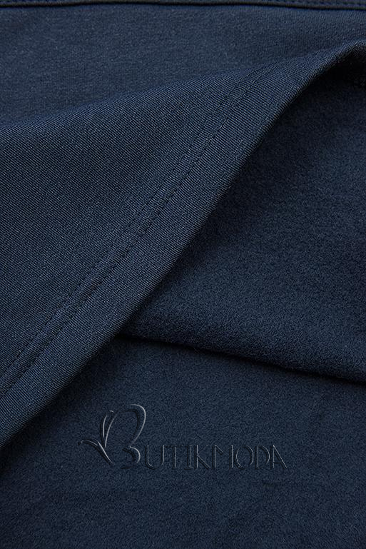 Verlängerte Sweatshirt/Sweatkleid mit Kapuze dunkelblau