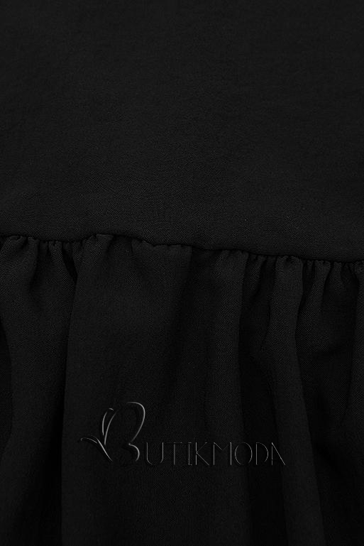 Kleid aus weicher Viskose schwarz