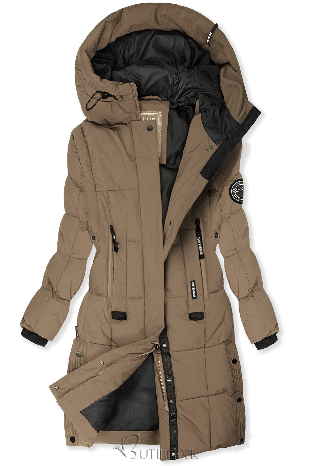 Jacke für Herbst/Winter SPORTY Braun