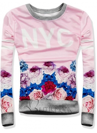 Sweatshirt pink NYC