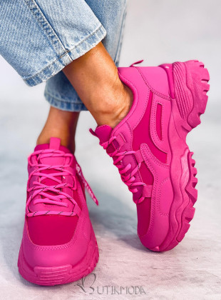 Plateau-Sneaker Pink