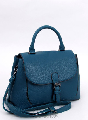 Damentasche mit Schnalle in Meeresblau