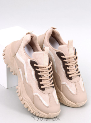 Beige Damen-Sneaker