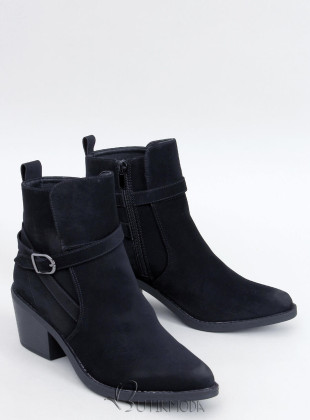 Damen-Cowboystiefel Schwarz