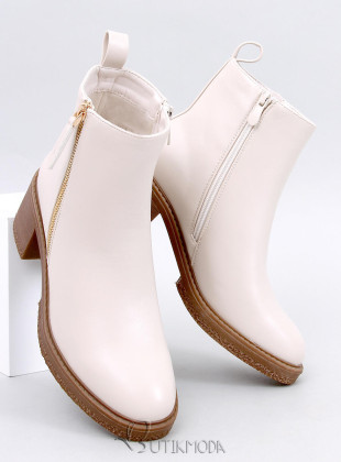 Hellbeige Stiefeletten MINDY