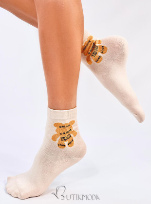 Socken ON LOVE Leight Beige