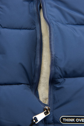 Warme Steppjacke WINTER Blau