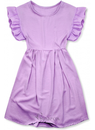 Kleid aus weicher Viskose violet