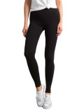 Schwarze Basic Leggings