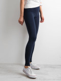 Blaue Basic Leggings