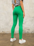 Grüne Basic Leggings
