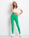 Grüne Basic Leggings
