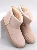 Winter gefütterte Schneestiefel Beige