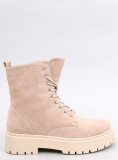 Damen-Schnürschuhe Beige