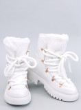 Schneestiefel mit Kunstfell Weiß
