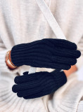 Warme Damenhandschuhe UNI SIZE Schwarz