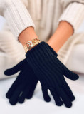 Warme Damenhandschuhe UNI SIZE Schwarz