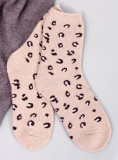 Damensocken mit Leopardenmuster 1 - 3 Paar