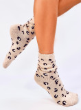 Damensocken mit Leopardenmuster 1 - 3 Paar
