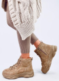 Damen-Winter-Sneaker Beige