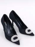Pumps in eleganter spitzer Form Schwarz