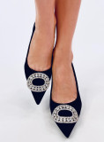 Pumps in eleganter spitzer Form Schwarz