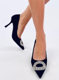 Pumps in eleganter spitzer Form Schwarz