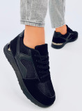 Leichte Damen-Sneaker Schwarz