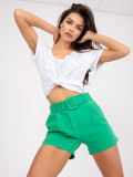 Elegante grüne Shorts